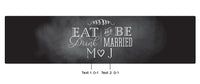 Thumbnail for Personalized Water Bottle Labels - Eat, Drink & Be Married Alternate Image 2, Kate Aspen | Water Bottle Labels