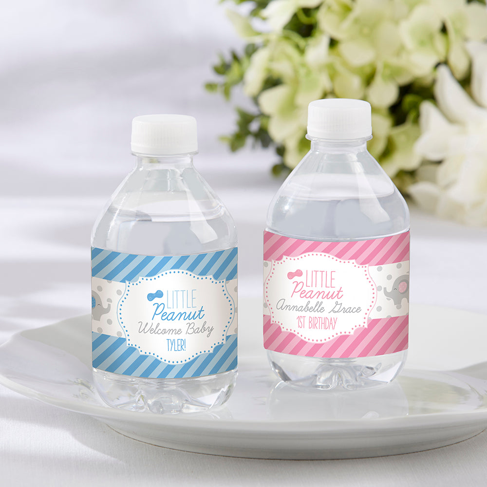 Personalized Water Bottle Labels - Little Peanut Main Image, Kate Aspen | Water Bottle Labels