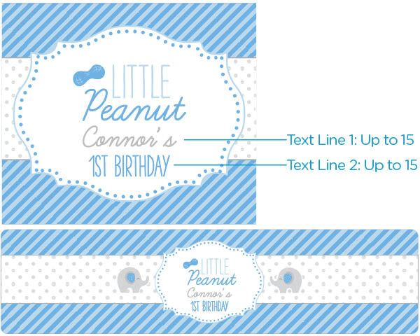 Personalized Water Bottle Labels - Little Peanut Alternate Image 4, Kate Aspen | Water Bottle Labels