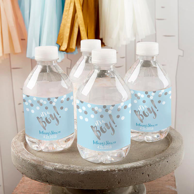 Personalized Water Bottle Labels - It's a Boy! Main Image, Kate Aspen | Water Bottle Labels