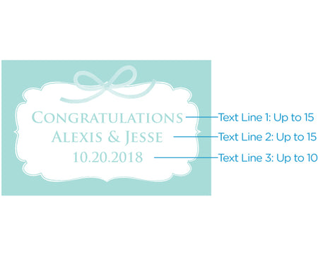 Personalized Mini Wine Bottle Labels - Something Blue Alternate Image 2, Kate Aspen | Wine Bottle Labels