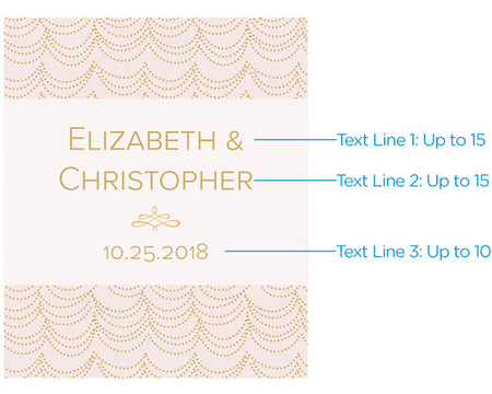 Personalized Wine Bottle Labels - Modern Romance Alternate Image 2, Kate Aspen | Wine Bottle Labels