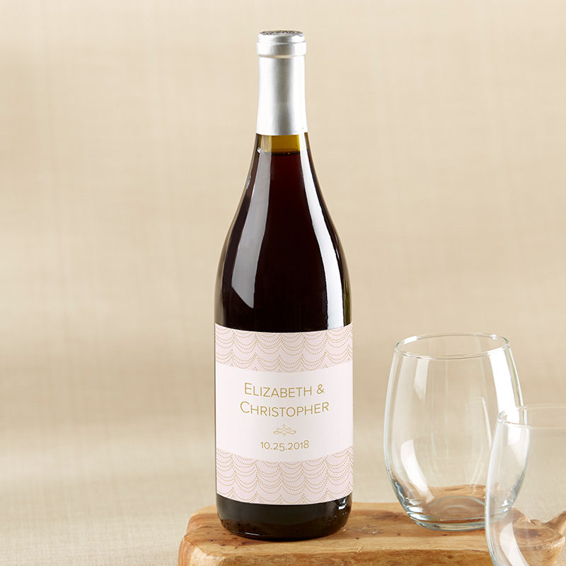 Personalized Wine Bottle Labels - Modern Romance Main Image, Kate Aspen | Wine Bottle Labels