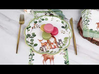 Woodland Baby 9 in. Premium Paper Plates (Set of 16)