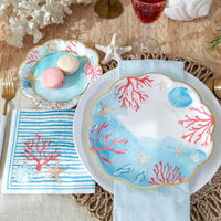 Beach Party Tableware Set - 7” Plate (set of 16), 9” Plate (set of 16), and Napkin (set of 30) Alternate Image 2 Kate Aspen | Tableware