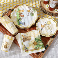 Honey Bear 78 Piece Party Tableware Set - (16 Guests) Alternate Image 4 Kate Aspen | Tableware