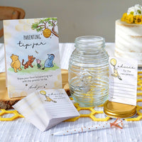 Honey Bear Baby Shower Activity Parenting Tip Jar Advice Cards Set Main Image, Kate Aspen | Games and Advice Cards