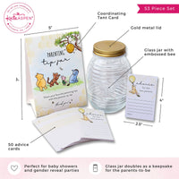 Honey Bear Baby Shower Activity Parenting Tip Jar Advice Cards Set Alternate Image 6 Kate Aspen | Games and Advice Cards