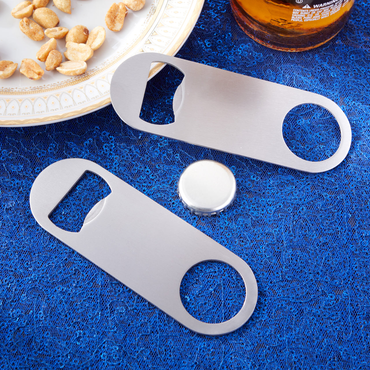 Silver Oblong Bottle Opener - DIY