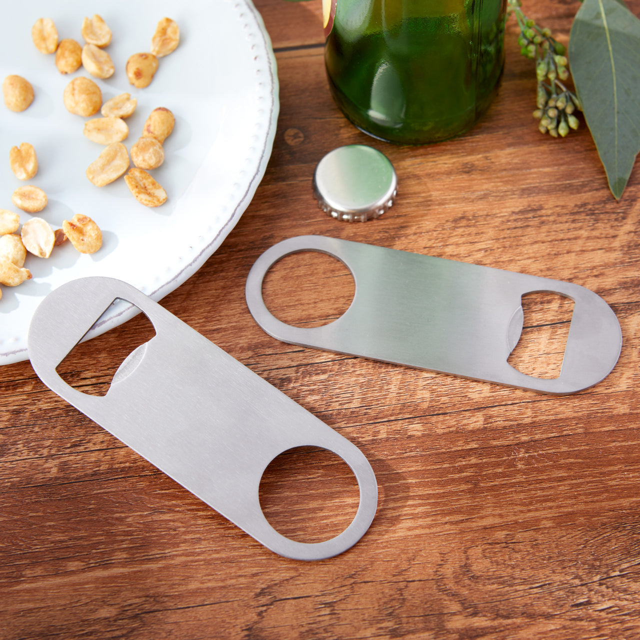 Silver Oblong Bottle Opener - DIY