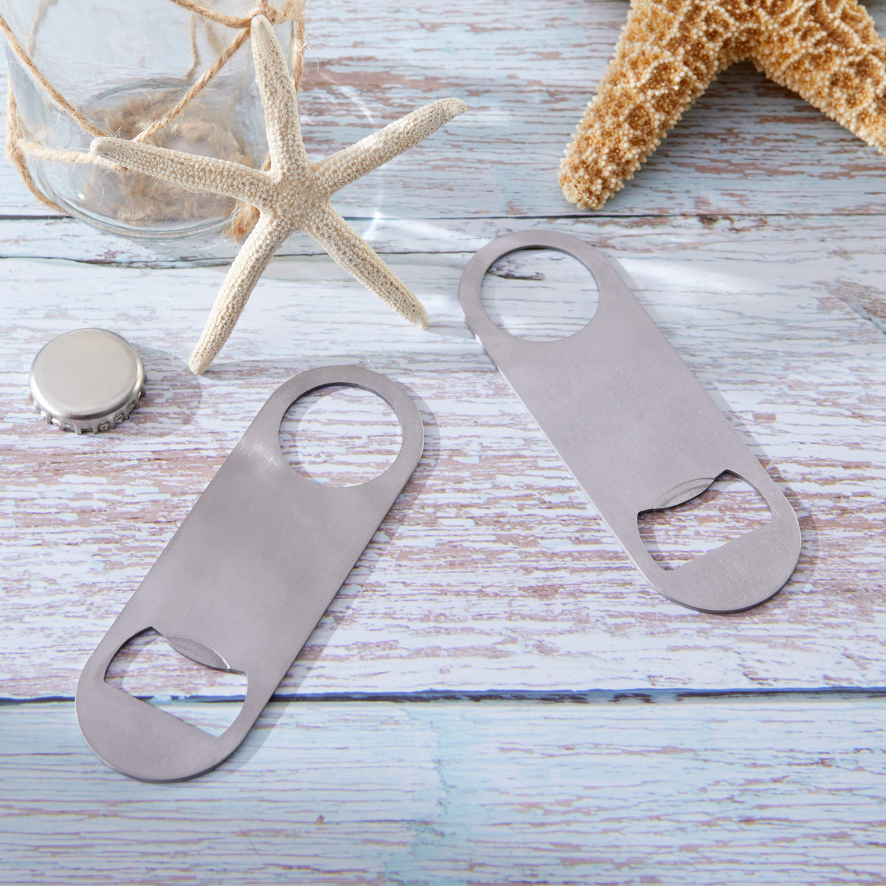 Silver Oblong Bottle Opener - DIY