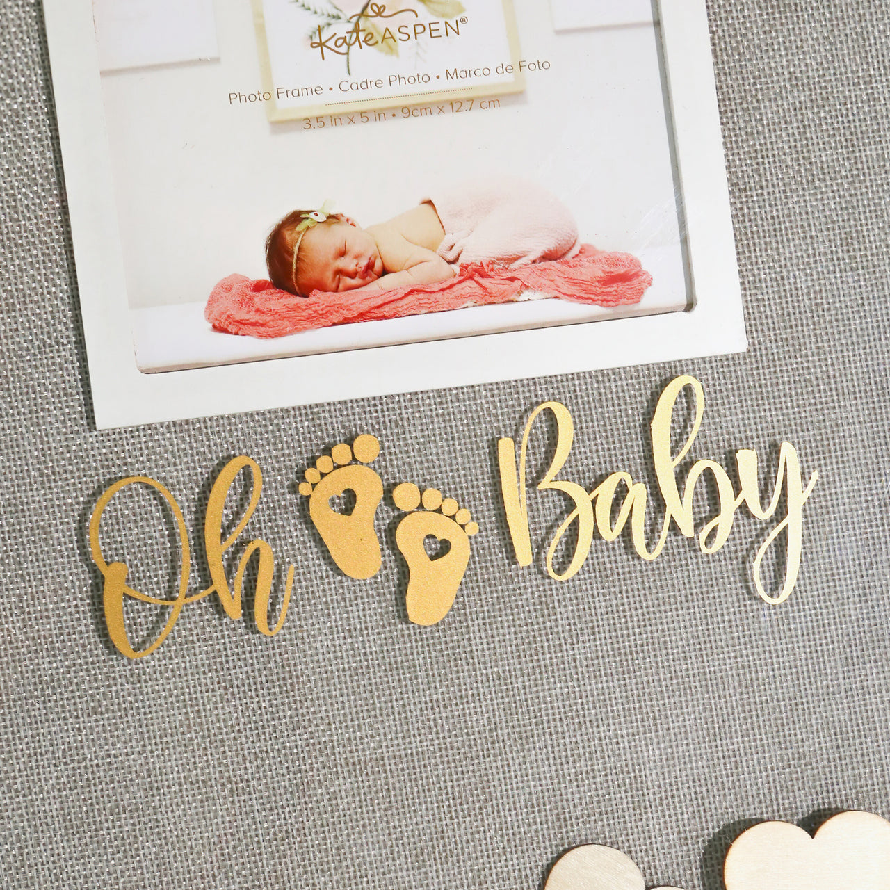 Oh Baby Guest Book Alternative - Frame