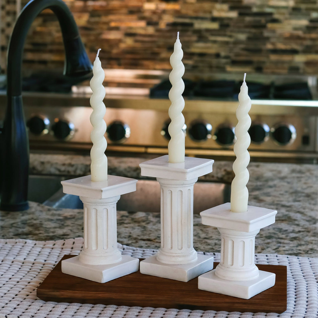 Greek Column Candle Stick/ Votive Holder - Alternate Image 4