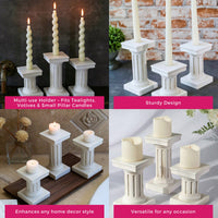 Greek Column Candle Stick/ Votive Holder - Alternate Image 5