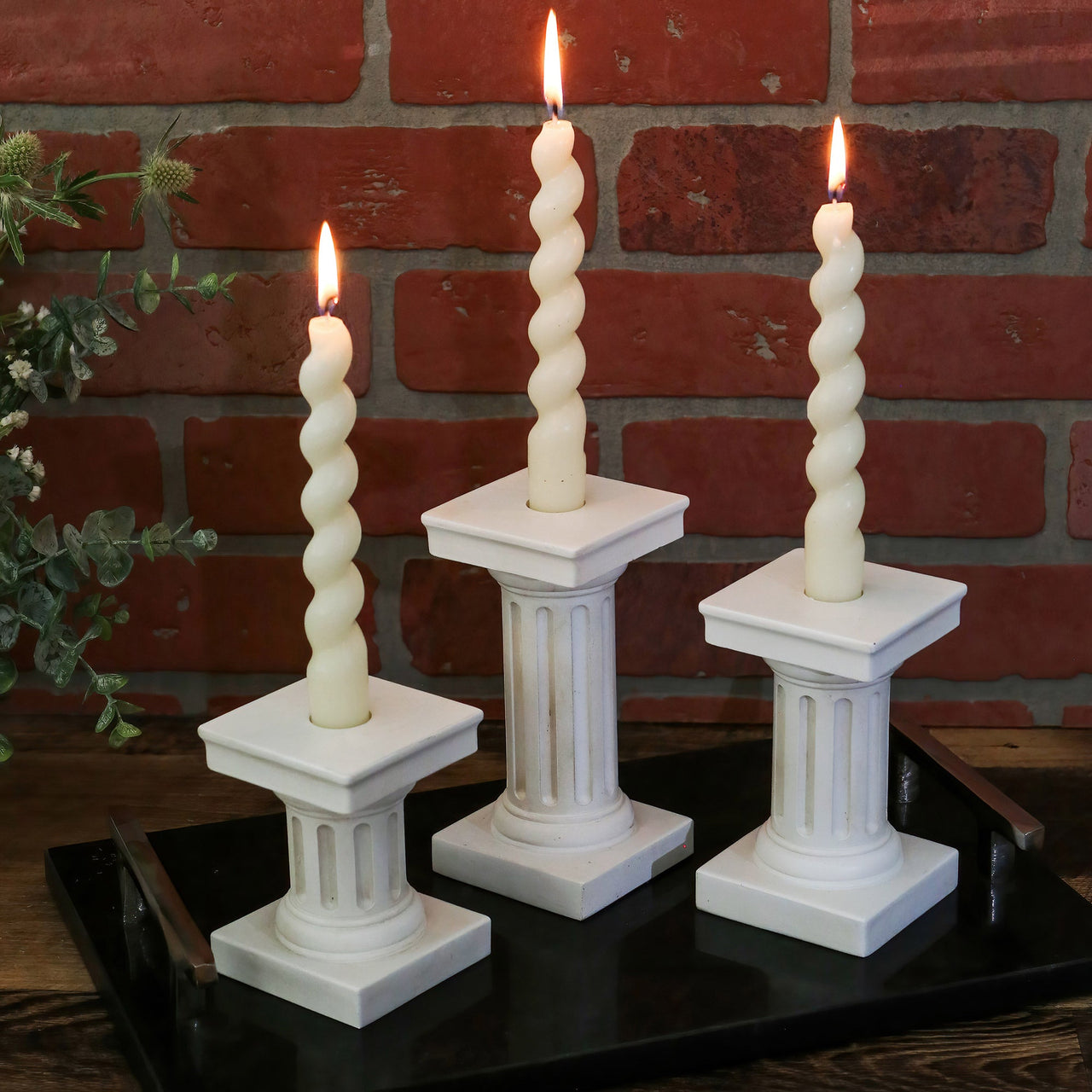 Greek Column Candle Stick/ Votive Holder - Alternate Image 7