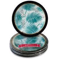 Tropical Chic 9 in. Premium Paper Plates (Set of 8)