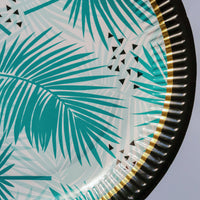 Tropical Chic 9 in. Premium Paper Plates (Set of 8)
