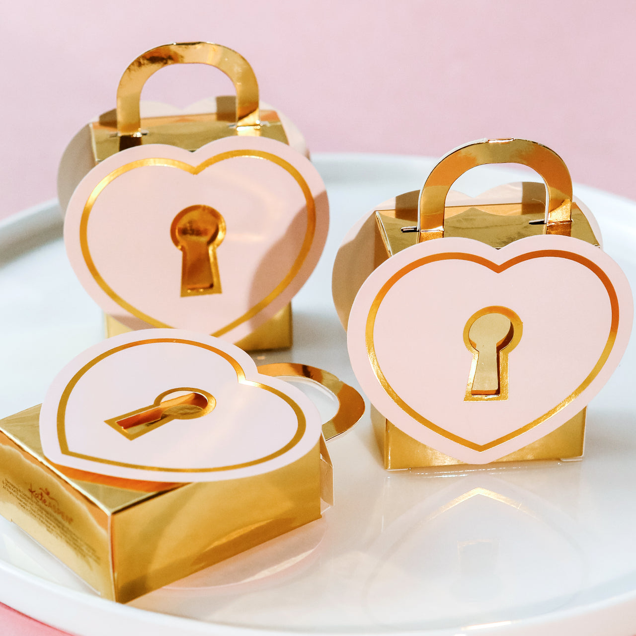 Love Lock Favor Box (Set of 12)