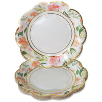 Floral 7 in. Premium Paper Plates (Set of 16)