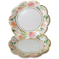 Thumbnail for Floral 7 in. Premium Paper Plates (Set of 16)