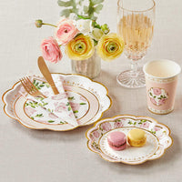 Thumbnail for Pink Floral Tea Party 62 piece Tableware Set (16 guests) | 00263NA-KIT