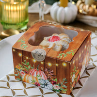 Fall Cookie Boxes with Window + Seal Sticker (Set of 30) | Kate Aspen | Alt Image 2