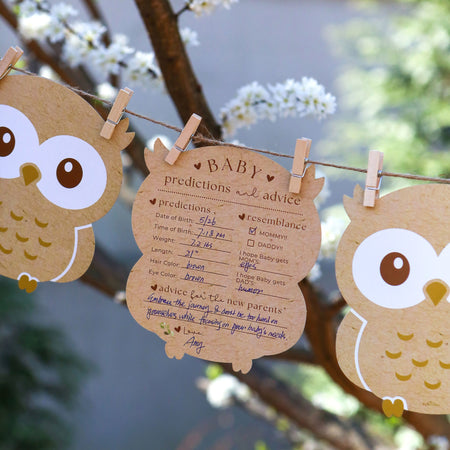 Woodland Baby Shower Advice Card Set Alternate Image 2 Kate Aspen | Games and Advice Cards