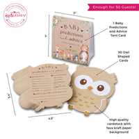 Woodland Baby Shower Advice Card Set Alternate Image 6 Kate Aspen | Games and Advice Cards