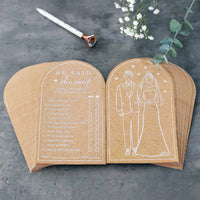 Wedding & Bridal Shower Activity - He Said She Said Game Main Image, Kate Aspen | Games and Advice Cards