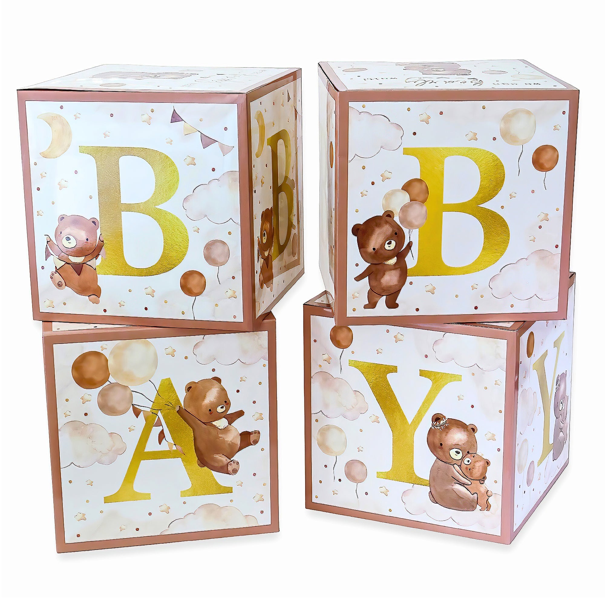 We Can Bearly Wait Baby Block Boxes – Kate Aspen
