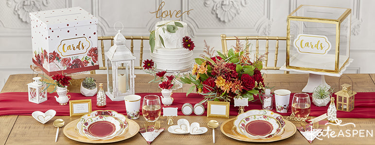 Burgundy Blush Floral Gifts, Favors & Décor