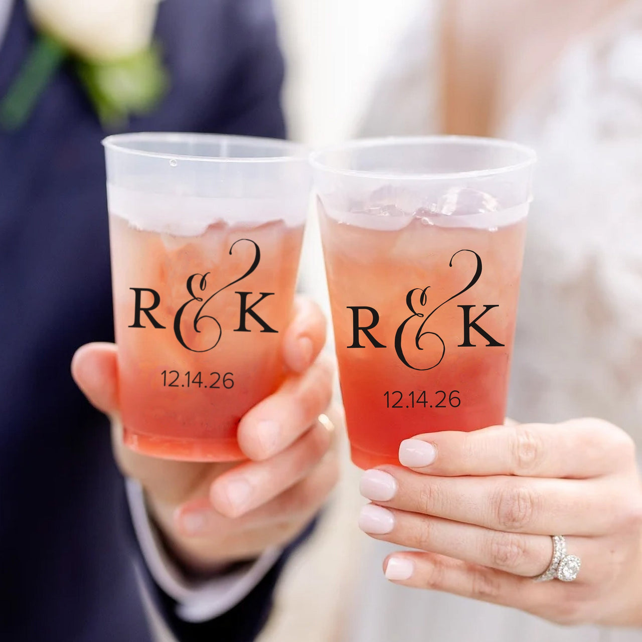 Cup Customization Personalized plastic cups wedding 60 photos - Astyledwedding.com