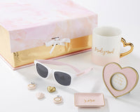 Thumbnail for Pink & Gold Will You Be My Bridesmaid Kit Gift Box Alternate Image 4, Kate Aspen | Gift Box