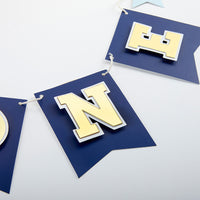 Thumbnail for Blue & Gold 1st Birthday Decor Kit