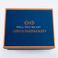 Thumbnail for Navy & Copper Will You Be My Groomsman Kit Gift Box