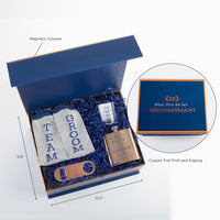 Thumbnail for Navy & Copper Will You Be My Groomsman Kit Gift Box