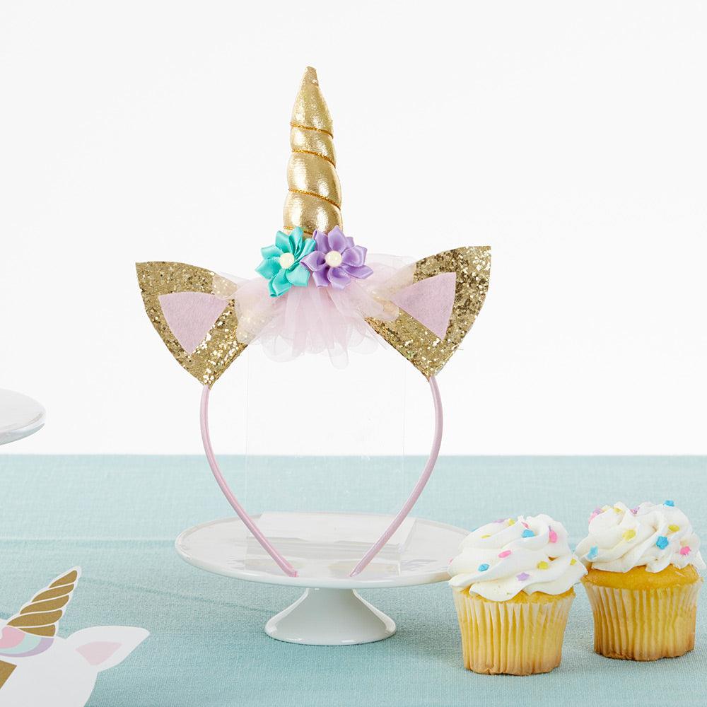 Gold Glitter Unicorn Happy Birthday Décor Kit Alternate Image 4, Kate Aspen | Party Kit