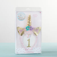 Thumbnail for Gold Glitter Unicorn Happy Birthday Décor Kit Alternate Image 8, Kate Aspen | Party Kit