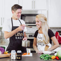Thumbnail for Other Half & Better Half Couples Apron Gift Set