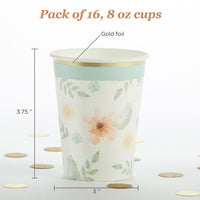 Thumbnail for Geometric Floral Party Tableware Set