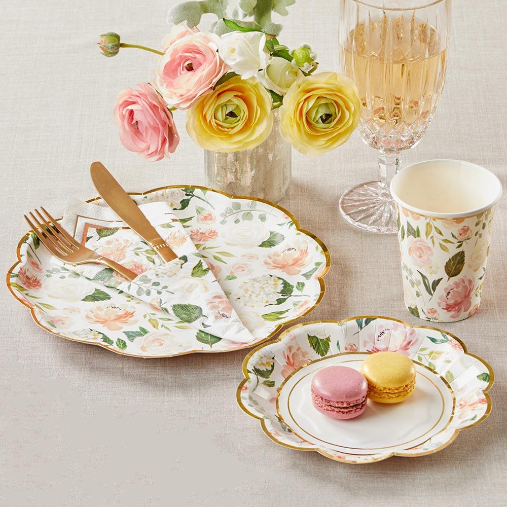 Floral Brunch Party Tableware Set