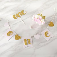 Gold Glitter 1st Birthday Décor Kit Alternate Image 5, Kate Aspen | Party Kit