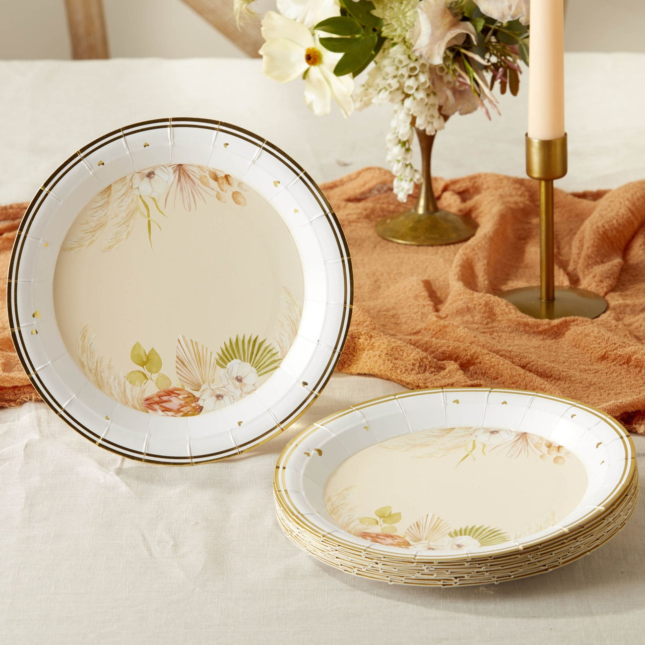 Boho 62 Piece Party Tableware Set (16 Guests) Alternate Image 3, Kate Aspen | Tableware