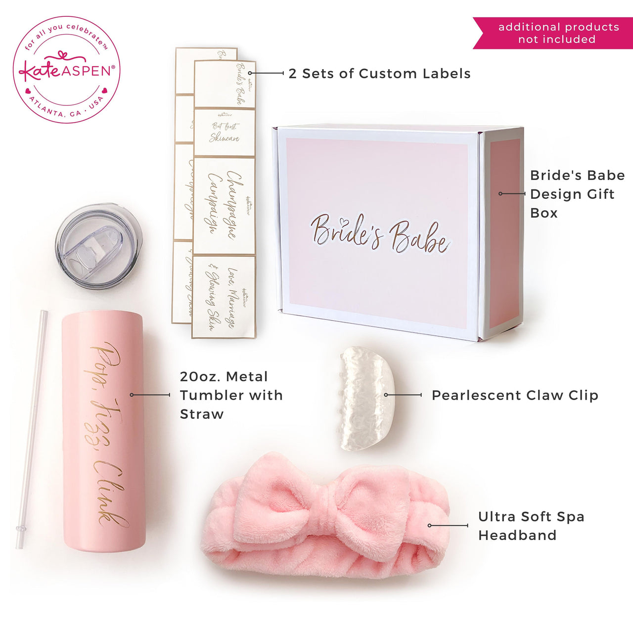 Bride's Babe Bridesmaid Gift Box Kit Alternate Image 6, Kate Aspen | Gift Set