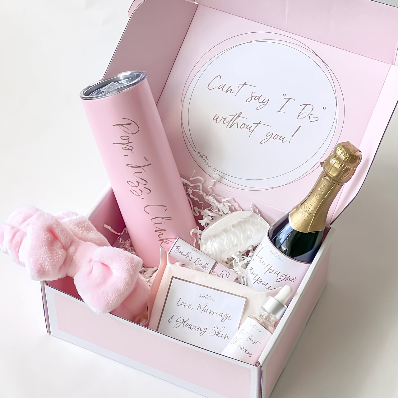 Proposal Box Set, Bridal Shower Present Lip balm gloss