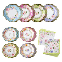 Thumbnail for Tea Time Party 62 Piece Party Tableware Set (16 Guests) Alternate Image 8, Kate Aspen | Party Kit
