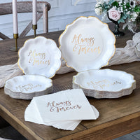 Thumbnail for Always & Forever 72 Piece Party Tableware Set (24 Guests) Main Image, Kate Aspen | Party Kit