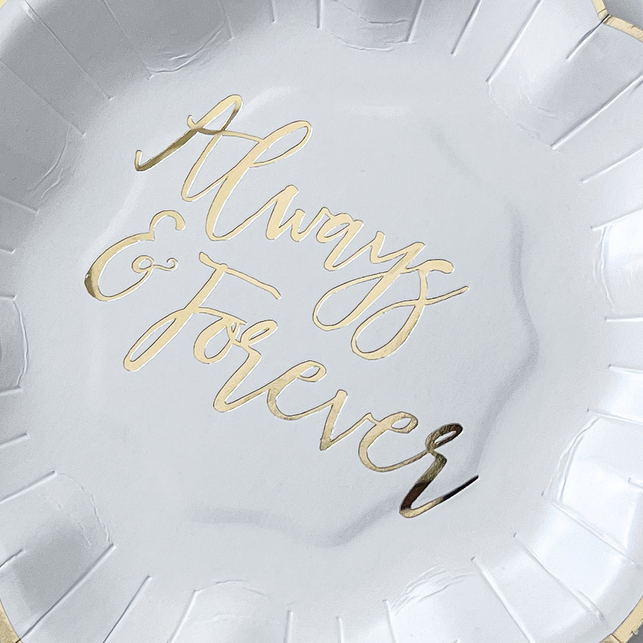 Always & Forever 72 Piece Party Tableware Set (24 Guests) Alternate Image 3, Kate Aspen | Party Kit