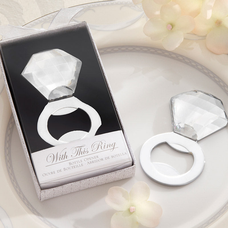 Shine, Sparkle & Pop! Diamond Ring Bottle Opener