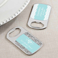 Thumbnail for Personalized Silver Bottle Opener - Something Blue